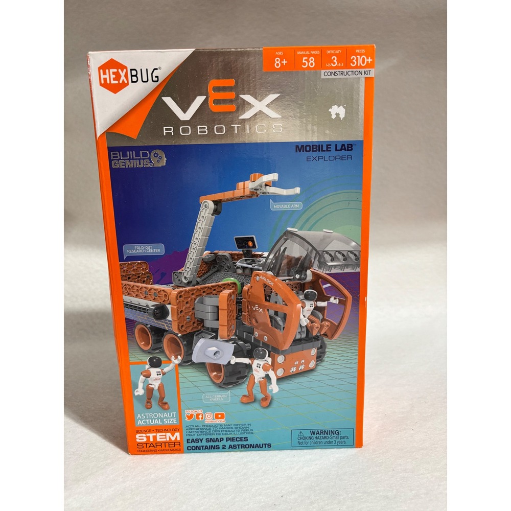 Hexbug VEX Robotics Mobile Lab Explorer STEM Construction Kit 310+ Pcs 1425380